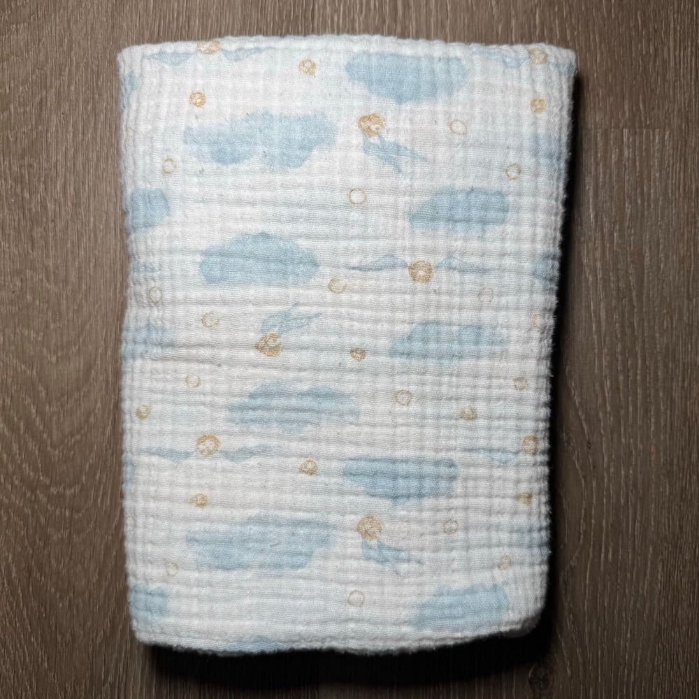 Aden + Anais Swaddle Blanket Unisex OS White Blue Harry Potter Golden Snitch